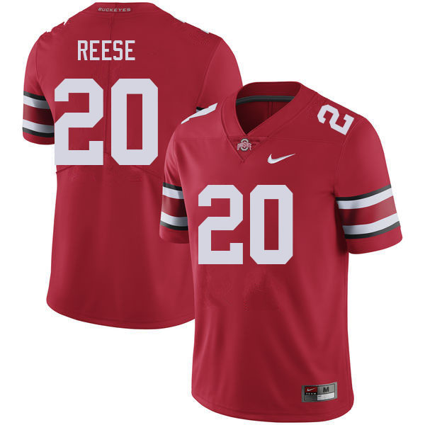 Men #20 Arvell Reese Ohio State Buckeyes College Football Jerseys Stitched Sale-Red